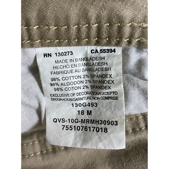 Lee Riders Bootcut Jeans‎ Women's 18 M Beige Denim Cotton Stretch 5-Pockets Zip - Picture 10 of 15